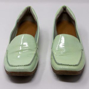 Easy Spirit Patent Leather Mint Loafers SZ 6M